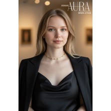 Büşra Ayhan Golden Vip Kolye