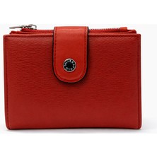 Louisiana Polo Silver Polo Kadın Cüzdan Eylul Desenli Kırmızı 1107