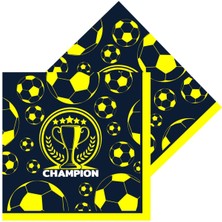 İstoç Parti Sarı Lacivert Taraftar Peçete 33X33 16'lı