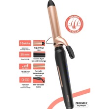 Allians Procurly Seramik Plakalı Döner Kablo Saç Şekillendirici Maşa