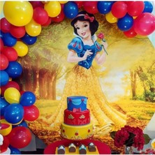 İstoç Parti Pamuk Prenses Temalı Balon ve 5 mt Balon Zincir