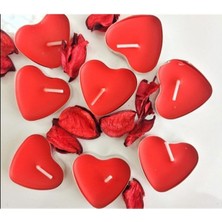 İstoç Parti Tealight Mum 100'LÜ Kalpli Kırmızı