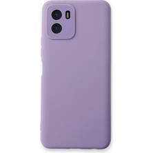 Ismiyl  Vivo Y15S Kılıf Lansman Glass Kapak - Lila 255669