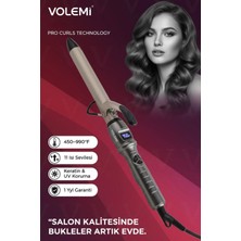 Normadia Dijital Sensörlü Profesyonel Saç Maşası, 11 Kademeli, 450-950°F