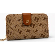 Louisiana Polo Silver Polo Kadın Cüzdan Taba 882