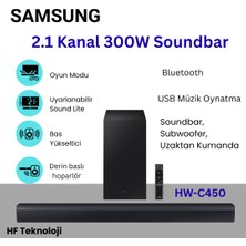 Samsung HW-C450 2.1 Kanal 300 W Soundbar + Jbl Bluetooth Hoparlörhediye