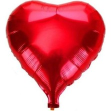 İstoç Parti Kırmızı Kalp Folyo Balon 45 cm - 1 Adet