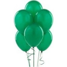 İstoç Parti Koyu Yeşil Pastel Balon 50 Adet + 5 mt Balon Zinciri