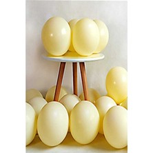 İstoç Parti Açık Sarı Pastel Balon 10 Adet