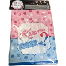 İstoç Parti Cinsiyet Partisi Kız Mı Erkek Mi Masa Örtüsü 120X180