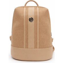 Louisiana Polo Silver Polo Kadın Sırt Çantası Petek Desen Nut 1072