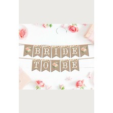 İstoç Parti Bride To Be Yazılı Temalı Bekarlığa Veda Partisi Konsepti Banner