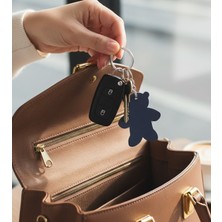 Tozren Deri Ayıcıklı Anahtarlık Deri El İşçilikli  Hakiki Deri Hediyelik Anahtarlık, "Kurtarıcı Hediye"