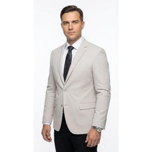 Plus Scorpion Erkek Slim Fit Ceket – Likralı Fitilli Kumaş, Çift Düğmeli Tek Yırtmaçlı Modern Tasarım
