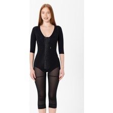 HA-3320 H&a Korse Stage 2 Kollu Göğüslü Diz Altı Korse Medikal Liposuction Karın Germe Doğum Sonrası Günlük Bariatrik