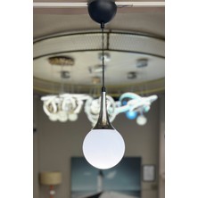 Minimal Rains ONE Silver Chrome BEYAZ Cam Avize