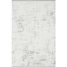 Eko Halı Nora NOR02 Silver Makinede Yıkanabilen Kolay Kullanımlı ve Kaymaz Tabanlı Modern Makine Halısı