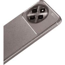 Lims Store Newface Tecno Spark 30 Pro Kılıf Auto Focus Karbon Kapak - Gri