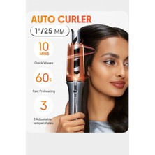 Allians Otomatik Saç Maşası 1”/25MM, 3 Isı Ayarı, Hızlı Dalga Teknolojisi