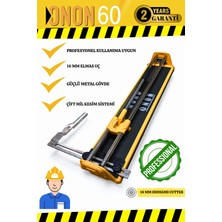 PremiumPort 60CM Profesyonel Fayans Granit Seramik Kesme Makinesi, Metal Gövde