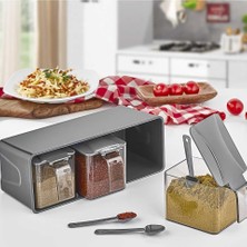 3 Lü Baharatlık Set Duvar Askılı ROYALEKS-L677