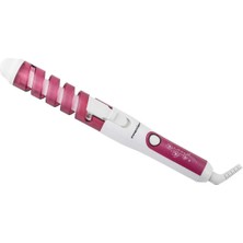 Allians Parlak Pembe 25W Bukle Saç Şekillendirici, Kullanışlı ve Şık Tasarım