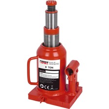 PremiumPort 8 Ton Çift Kademeli Hidrolik Şişe Kriko, Güçlü ve Dayanıklı