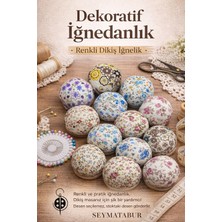 Dekoratif Dikiş Masası Terzi Iğnedanlık Desenli
