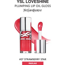 Yves Saint Laurent Loveshine Plumping Lip Oil Gloss Dudak Dolgunlaştırıcı Parlatıcı 7 Strawberry Star 493696887455