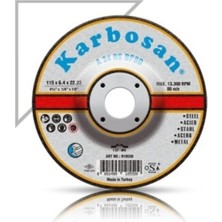 PremiumPort 115X6 Metal Taşlama Taşı, 25 Adet, Dayanıklı ve Güçlü Performans