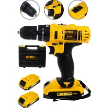 PremiumPort Darbeli Şarjlı Matkap Seti, Metal Şanzıman, 58V 8AH, 5 Uç, Samsung Batarya