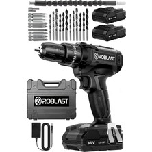 PremiumPort Çift Bataryalı Çelik Şanzımanlı Akülü Vidalama ve Matkap Seti