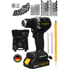 PremiumPort 36V 5AH Çift Batarya Akülü Vidalama ve Matkap Seti