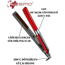 Normadia Profesyonel Saç Şekillendirici ve Düzleştirici Maşası, Parlak ve Hacimli Saçlar