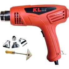 PremiumPort Yüksek Güçlü 2000W Sıcak Hava Tabancası, 2 Kademe, 600°C, 2 Yıl Garanti