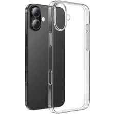 Paladyum Case iPhone 16 Plus Uyumlu Şeffaf Silikon Kılıf