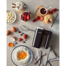 Özbience Güçlü 500W El Mikseri Siyah-Krom, Pratik ve Şık Tasarım