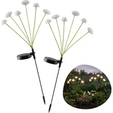 Ttt 2 Adet Plastik Mantar Sensörlü Solar Bahçe Lambası