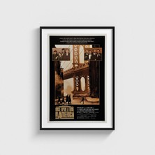 Domirus Once Upon A Time In America (1984) Film Posteri Çerçeveli Tablo Ev Oda Duvar Dekorasyonu