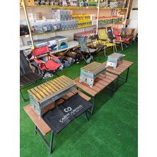 Çadır Dünyası 25X35 Katlanır Lüx Mangal - Portatif & Paslanmaz Izgaralı