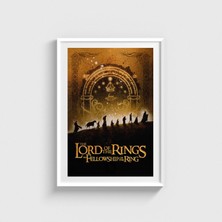 Domirus The Lord Of The Rings: The Fellowship Of The Ring (2001) Film Posteri Çerçeveli Tablo Ev Oda Duvar Dekorasyonu