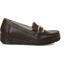 Polaris 5 Nokta 105472.Z6FX Kahverengi Kadın Loafer
