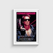 Domirus The Terminator (1984) Film Posteri Çerçeveli Tablo Ev Oda Duvar Dekorasyonu