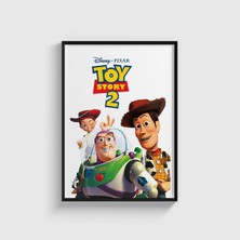 Domirus Toy Story 2 (1999) Film Posteri Çerçeveli Tablo Ev Oda Duvar Dekorasyonu