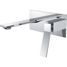 Fontana - Krom Ankastre Lavabo Bataryası Seti (Sıvaaltı Dahil) Outlet - FJ-A3001-