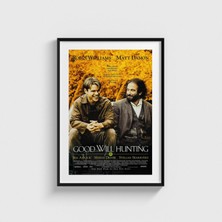 Domirus Good Will Hunting (1997) Film Posteri Çerçeveli Tablo Ev Oda Duvar Dekorasyonu