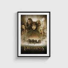 Domirus The Lord Of The Rings: The Fellowship Of The Ring (2001) Film Posteri Çerçeveli Tablo Ev Oda Duvar Dekorasyonu