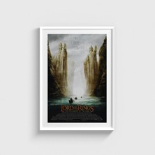 Domirus The Lord Of The Rings: The Fellowship Of The Ring (2001) Film Posteri Çerçeveli Tablo Ev Oda Duvar Dekorasyonu