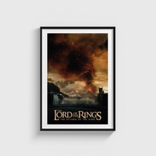 Domirus The Lord Of The Rings: The Return Of The King (2003) Film Posteri Çerçeveli Tablo Ev Oda Duvar Dekorasyonu