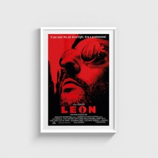 Domirus Léon The Professional (1994) Film Posteri Çerçeveli Tablo Ev Oda Duvar Dekorasyonu